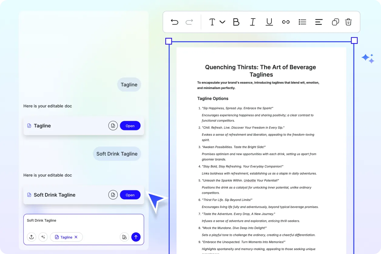 Free AI Tagline Generator, Free Tagline Maker Online