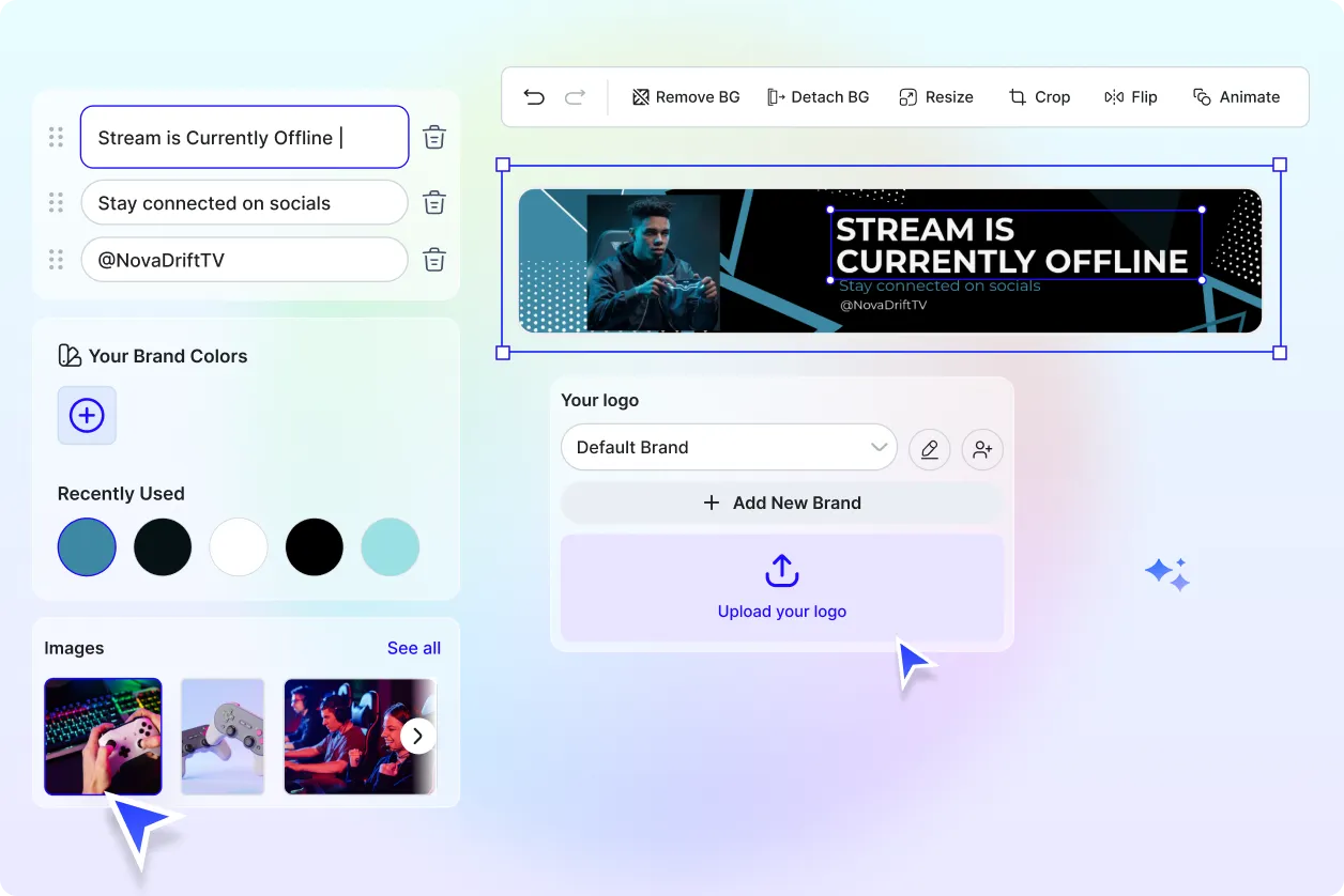 Free AI Twitch Banner Generator, Free Twitch Banner Maker Online