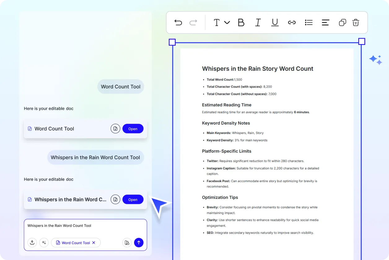 Free AI Word Count Tool, Online Text Analyzer