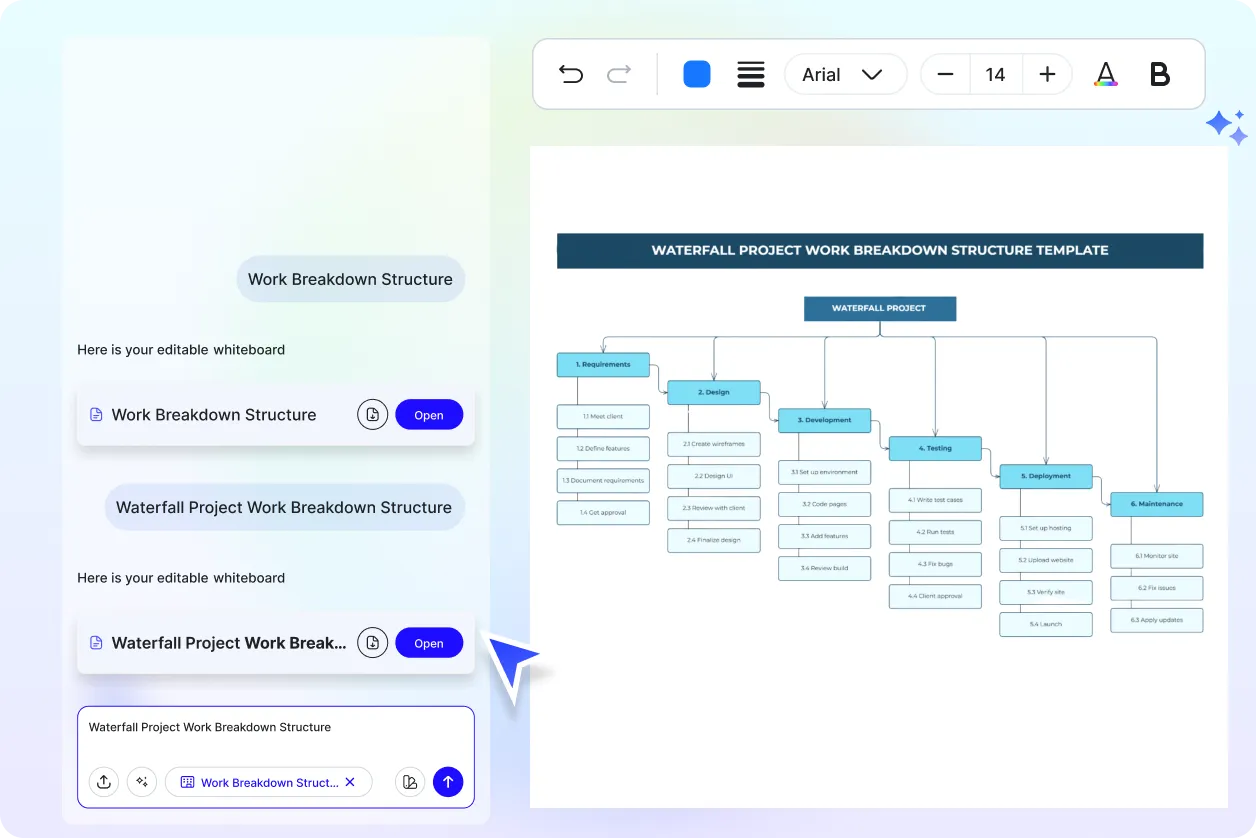 Free AI Work Breakdown Structure Generator, Free Work Breakdown Structure Maker Online