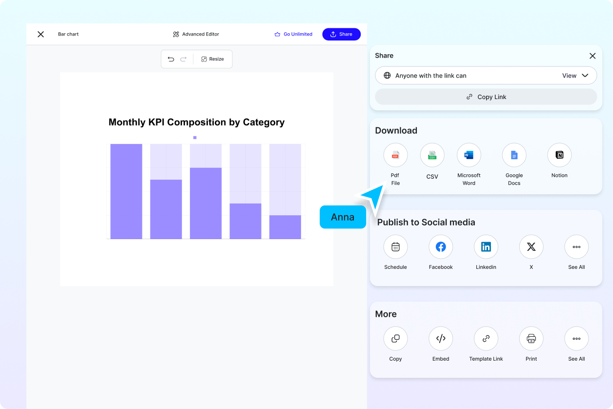 Free AI Chart Editor, Free Chart Maker Online