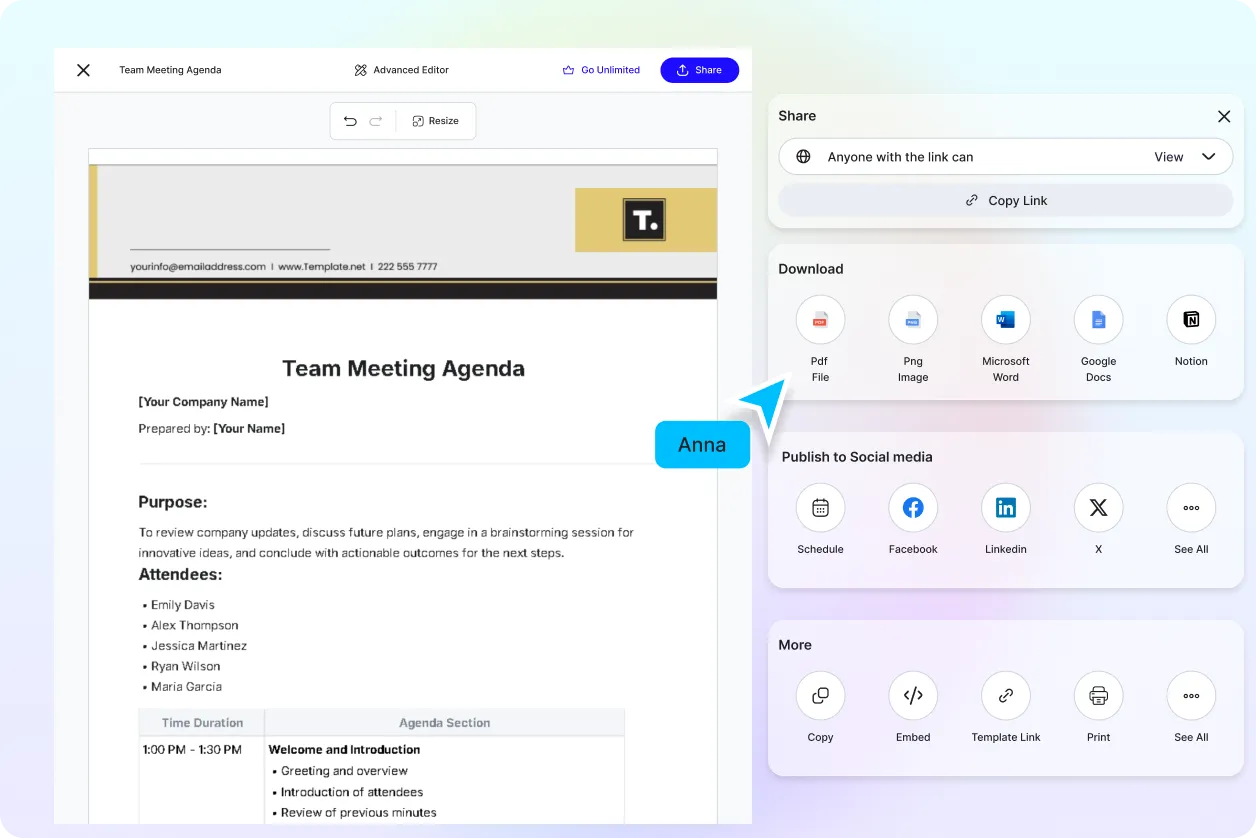Free AI Agenda Generator, Free Agenda Maker Online	
