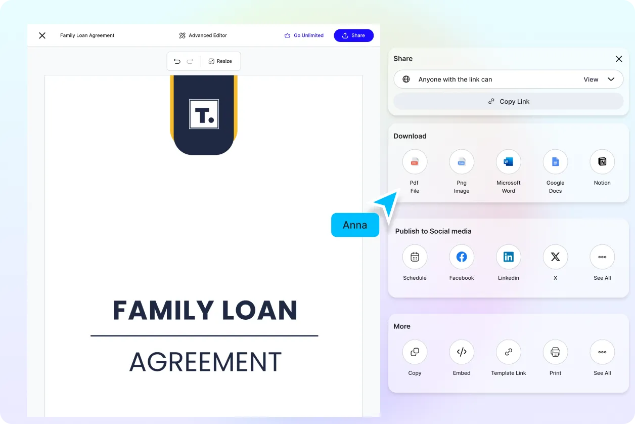 Free AI Loan Agreement Generator, Free Loan Agreement Maker Online
