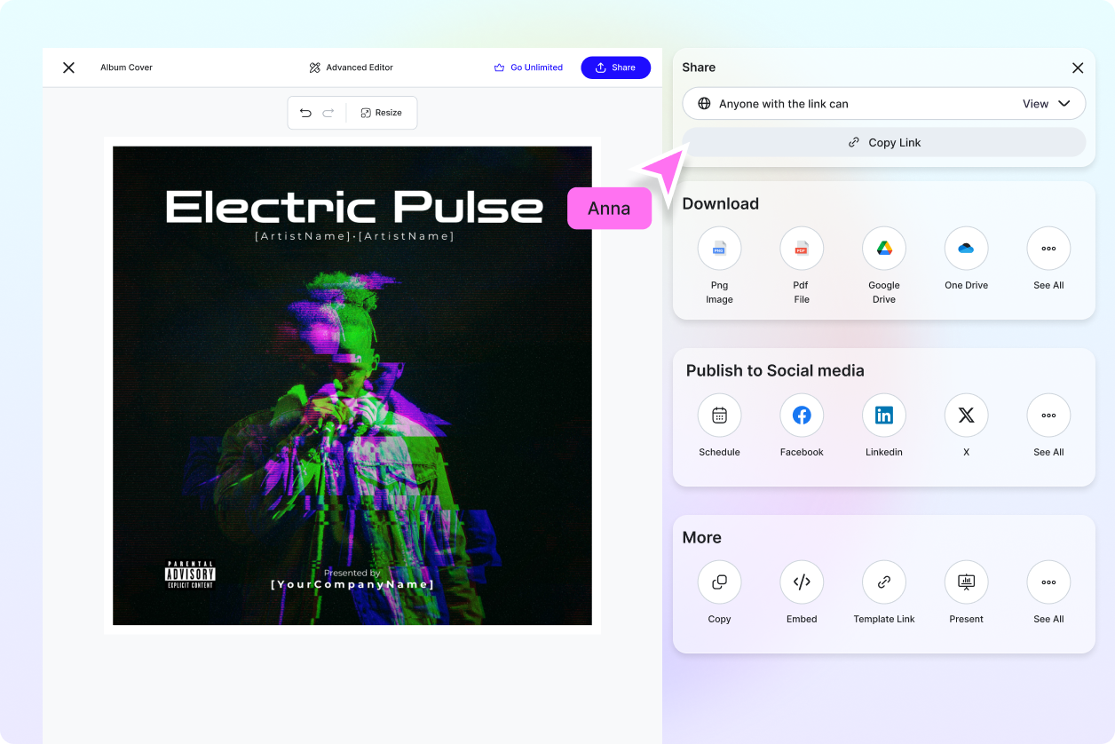 Free AI Album Cover Generator, Free Album Cover Maker Online