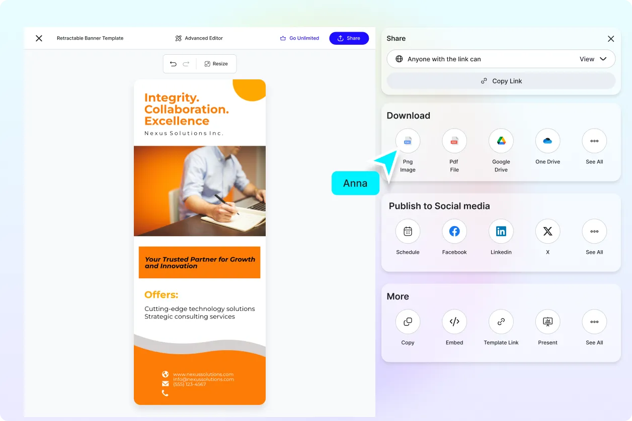 Predictable Banner Free AI Retractable Banner Generator, Create Retractable Banner image ...