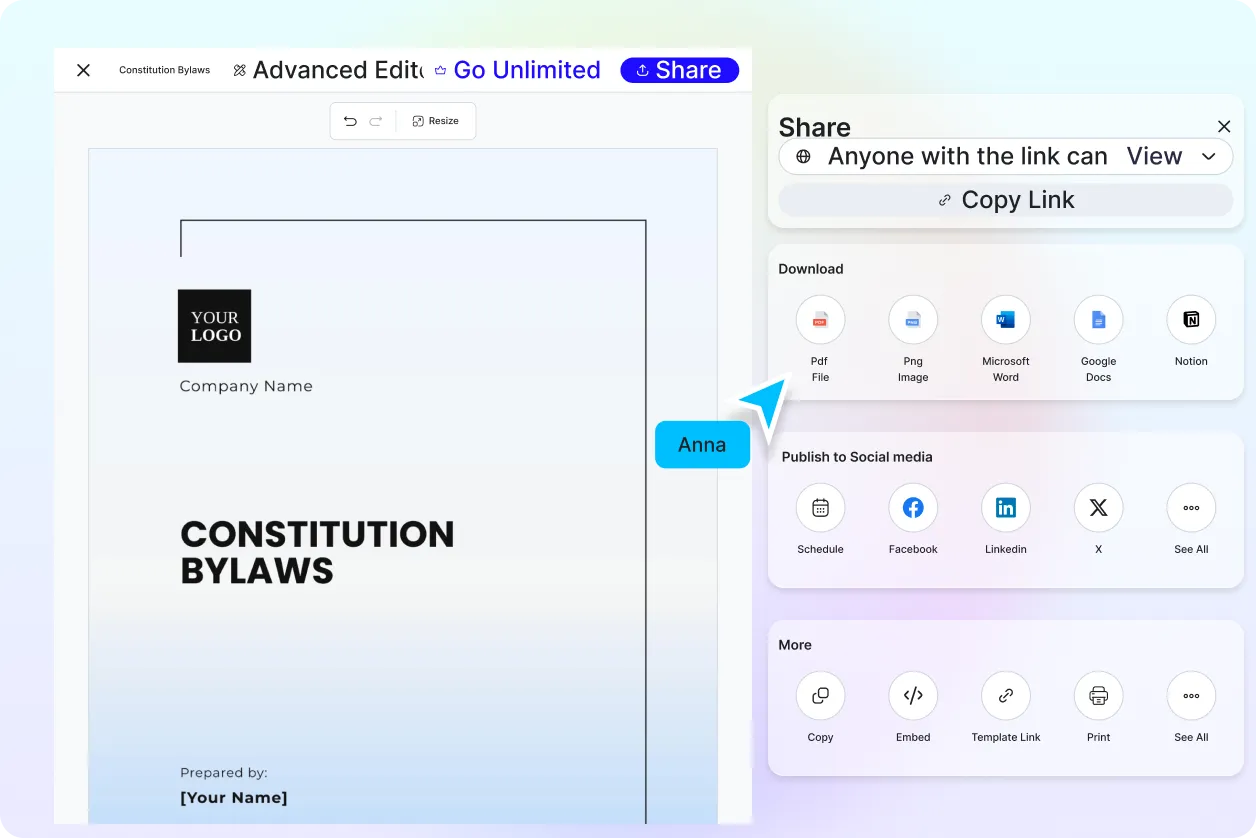 Free AI Bylaws Generator, Free Bylaws Maker Online