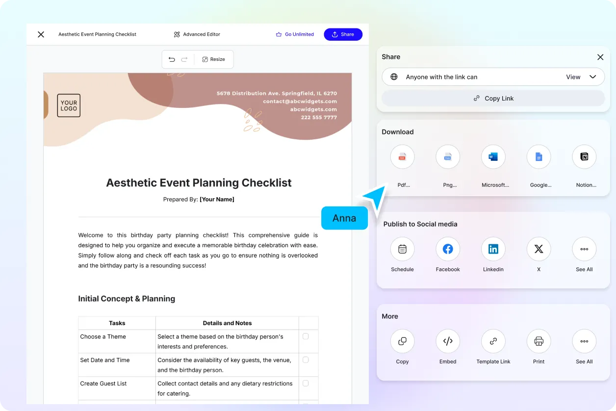 Free AI Event Planning Checklist Generator, Free Event Task Maker Online