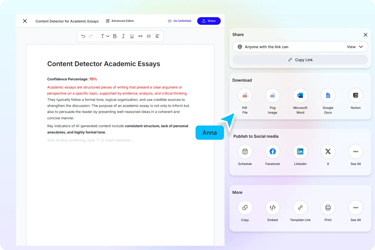 Free AI Content Detector Generator, Free AI Content Detection Tool Online