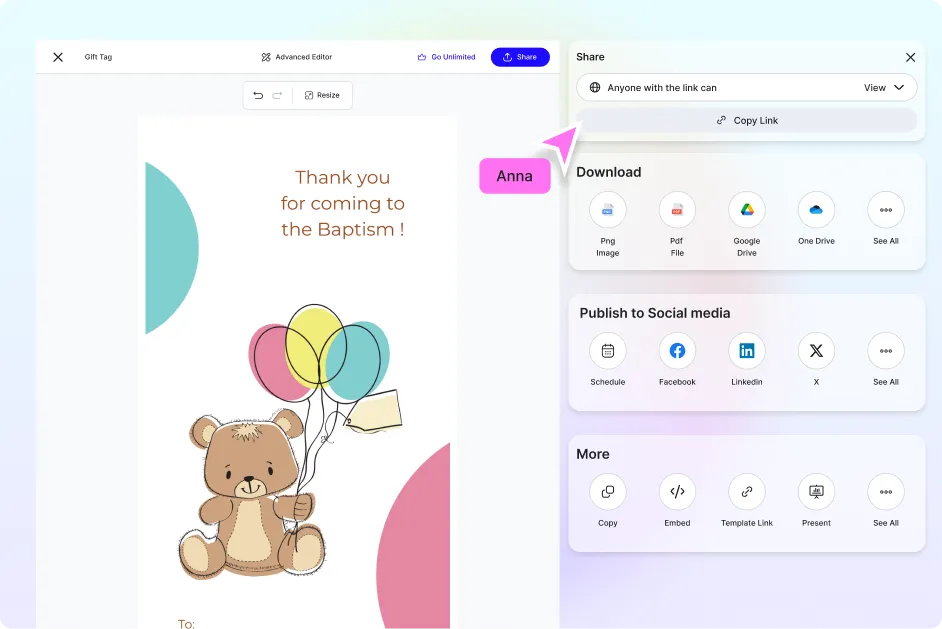 Free AI Gift Tag Generator, Free Gift Tag Maker Online
