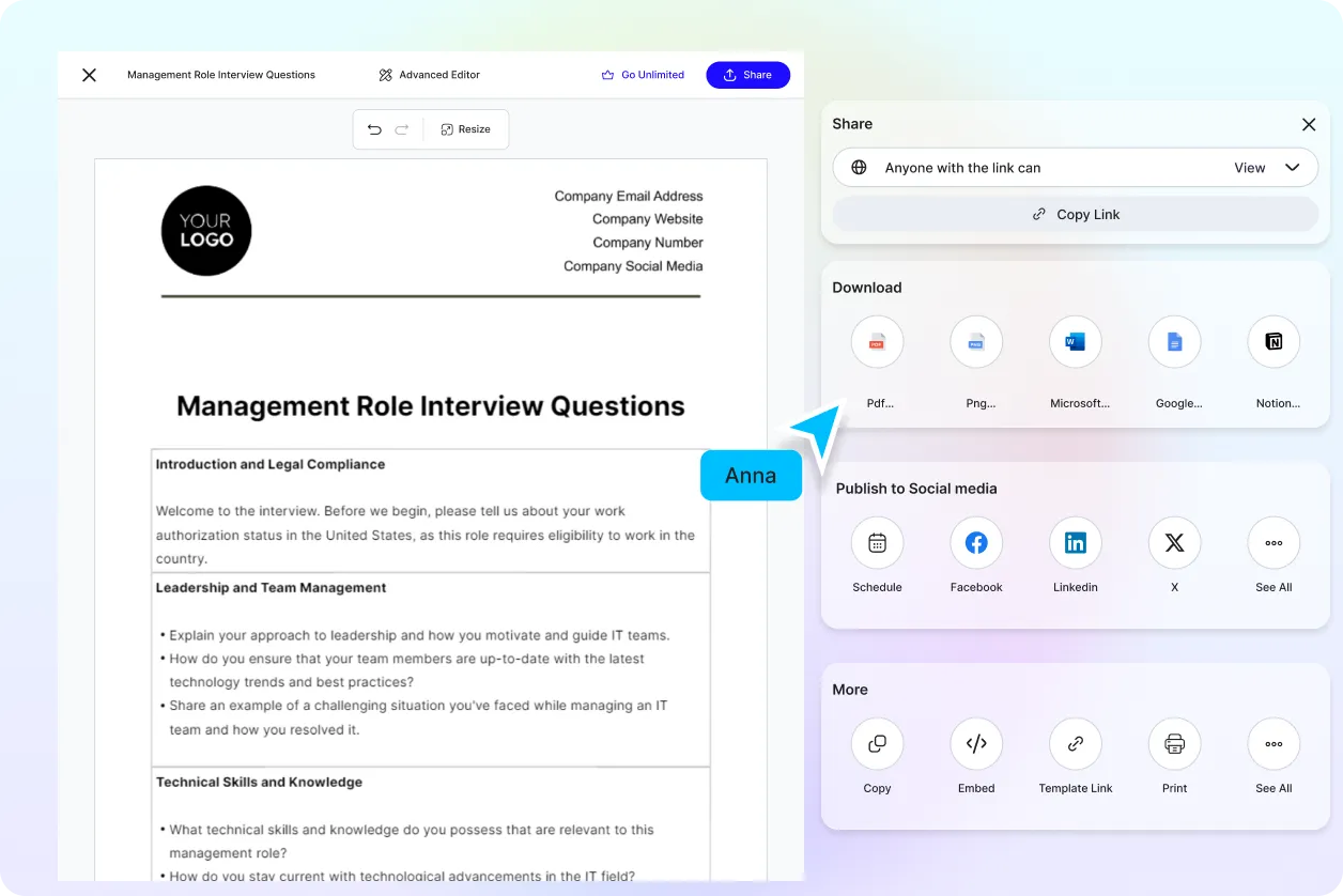 Free AI Interview Questions Generator, Free AI Question Maker Online