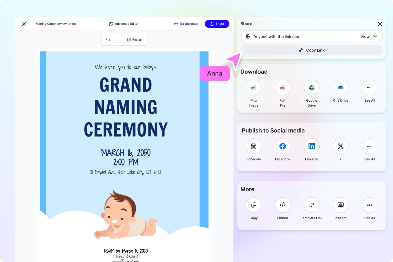 Free AI Naming Ceremony Generator, Naming Ceremony Maker Online