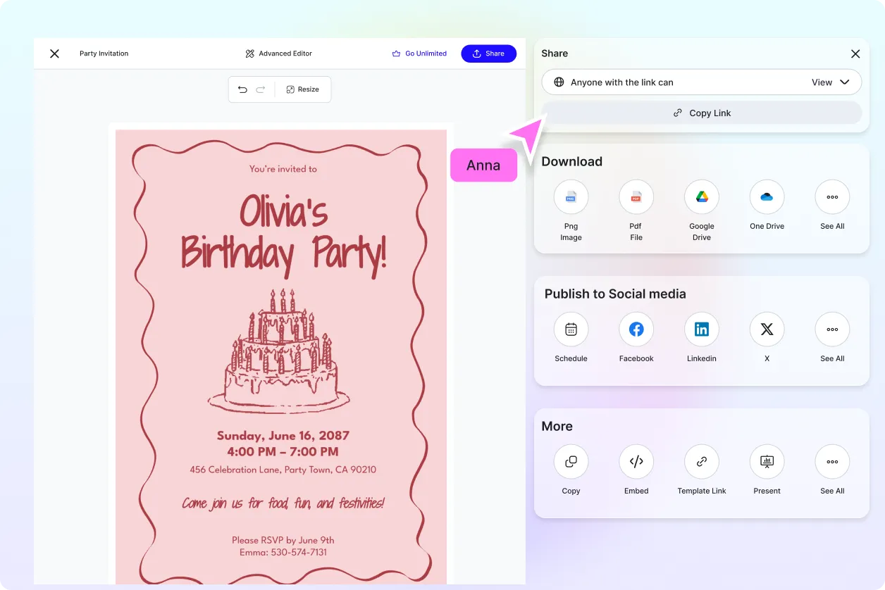 Free AI Party Invitation Generator, Free Party Invitation Maker [ No ...