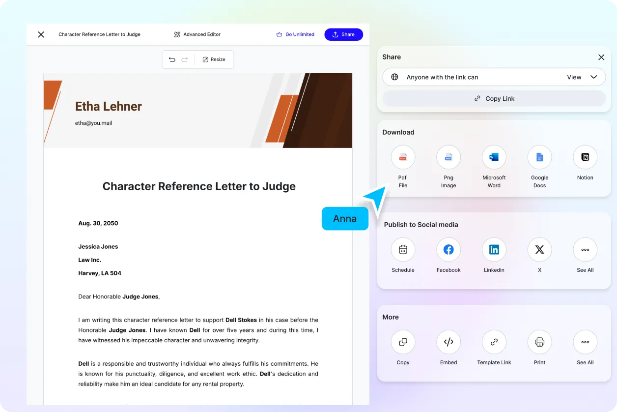 Free AI Character Letter Generator, Free Character Letter Maker Online