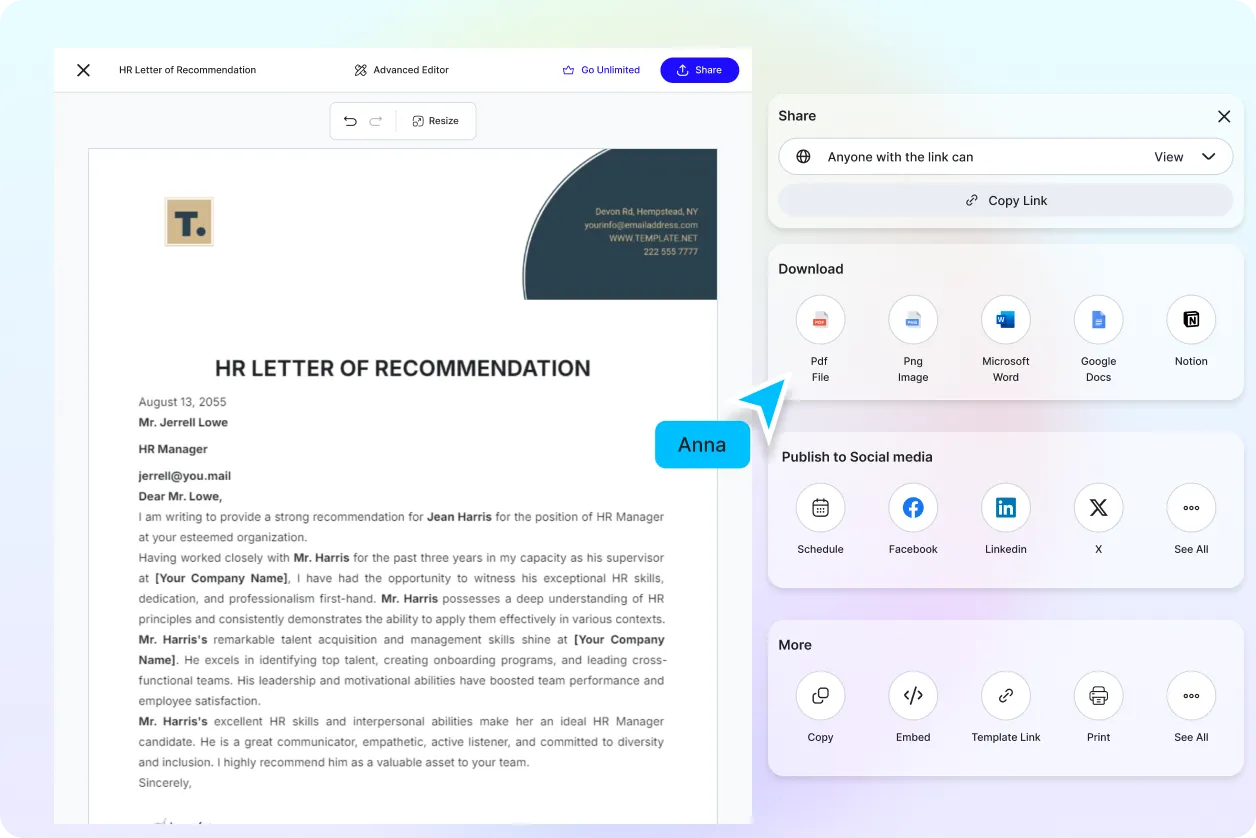 Free AI HR Letter Generator, Free HR Letter Maker Online