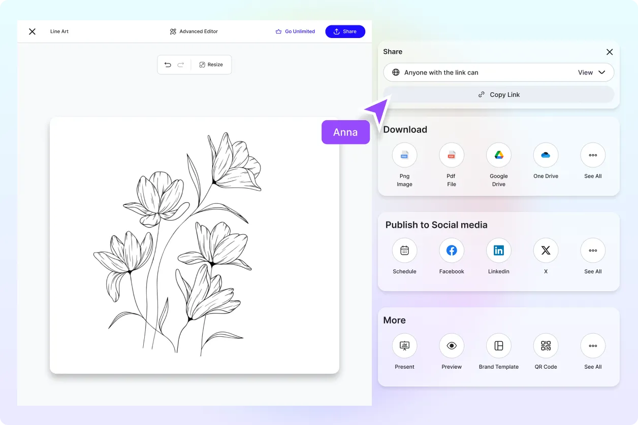 Free AI Line Art Generator, Free Line Art Maker Online