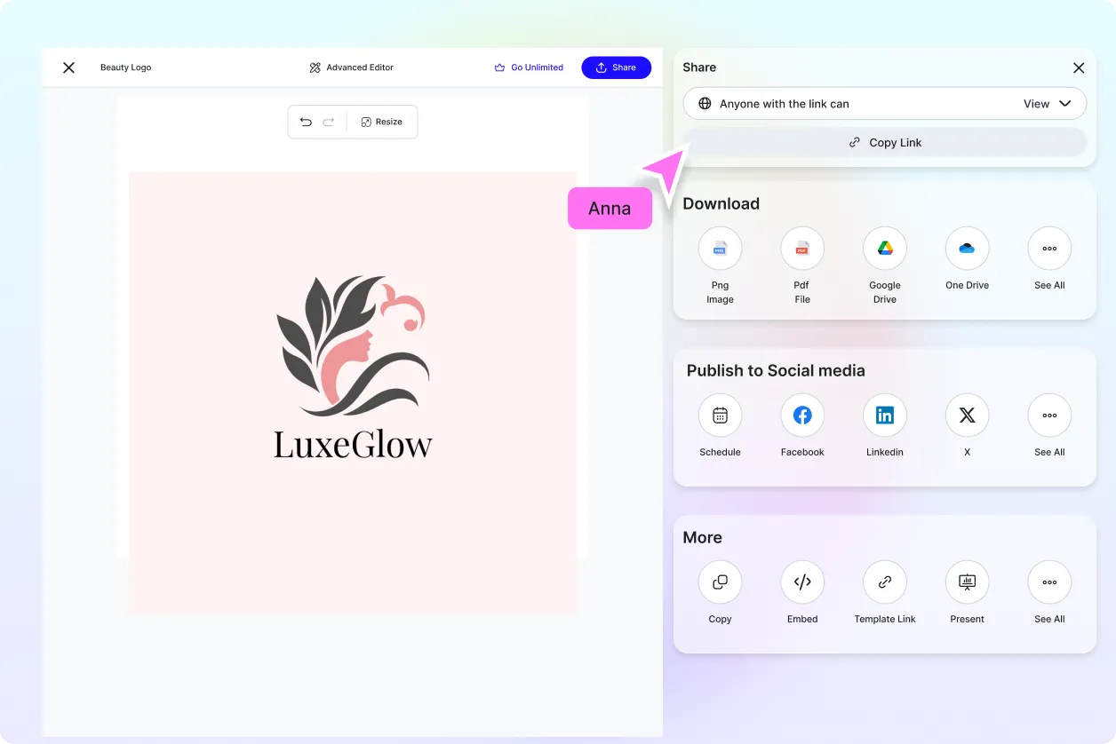 Free AI Beauty Logo Generator, Free AI Beauty Logo Maker Online