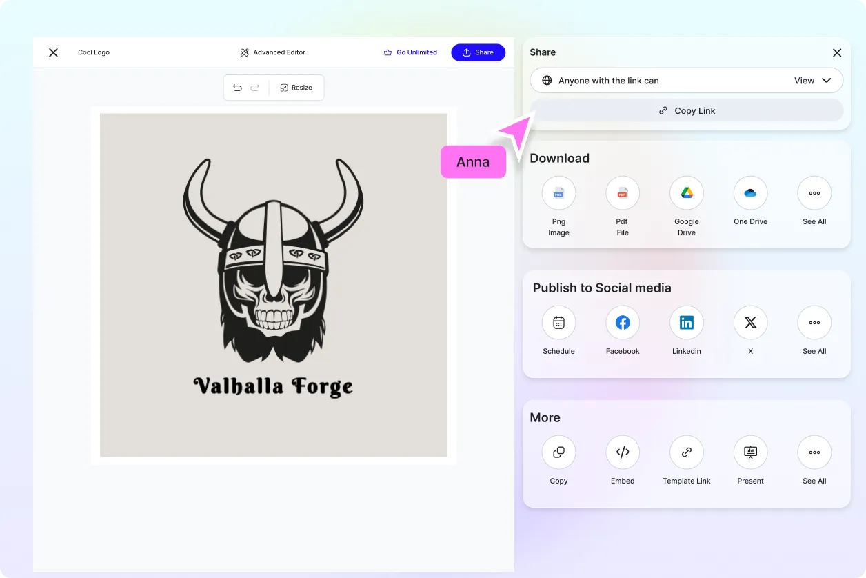 Free AI Cool Logo Generator, Free AI Cool Logo Maker Online