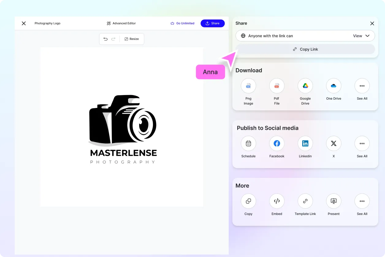 Free AI Photography Logo Generator, AI Photography Logo Maker Online
