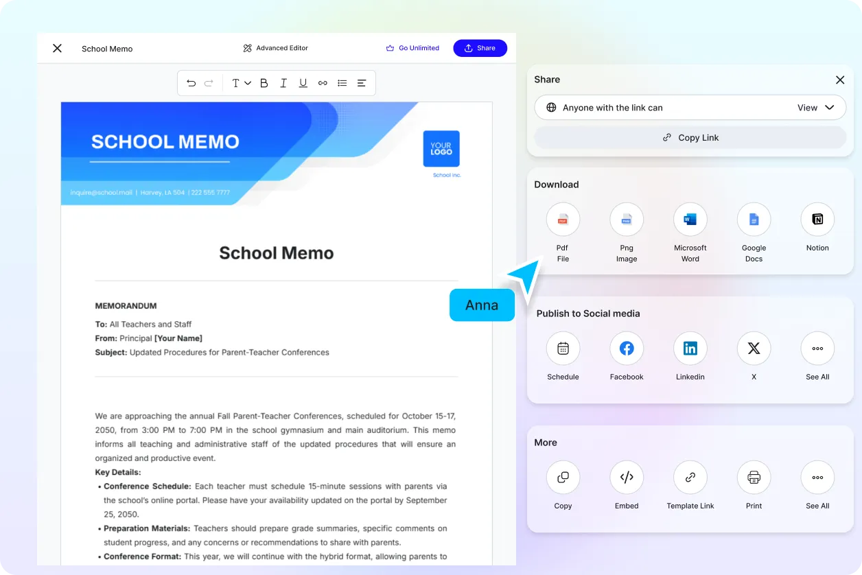 Free AI Memo Generator, Free Memo Maker Online	