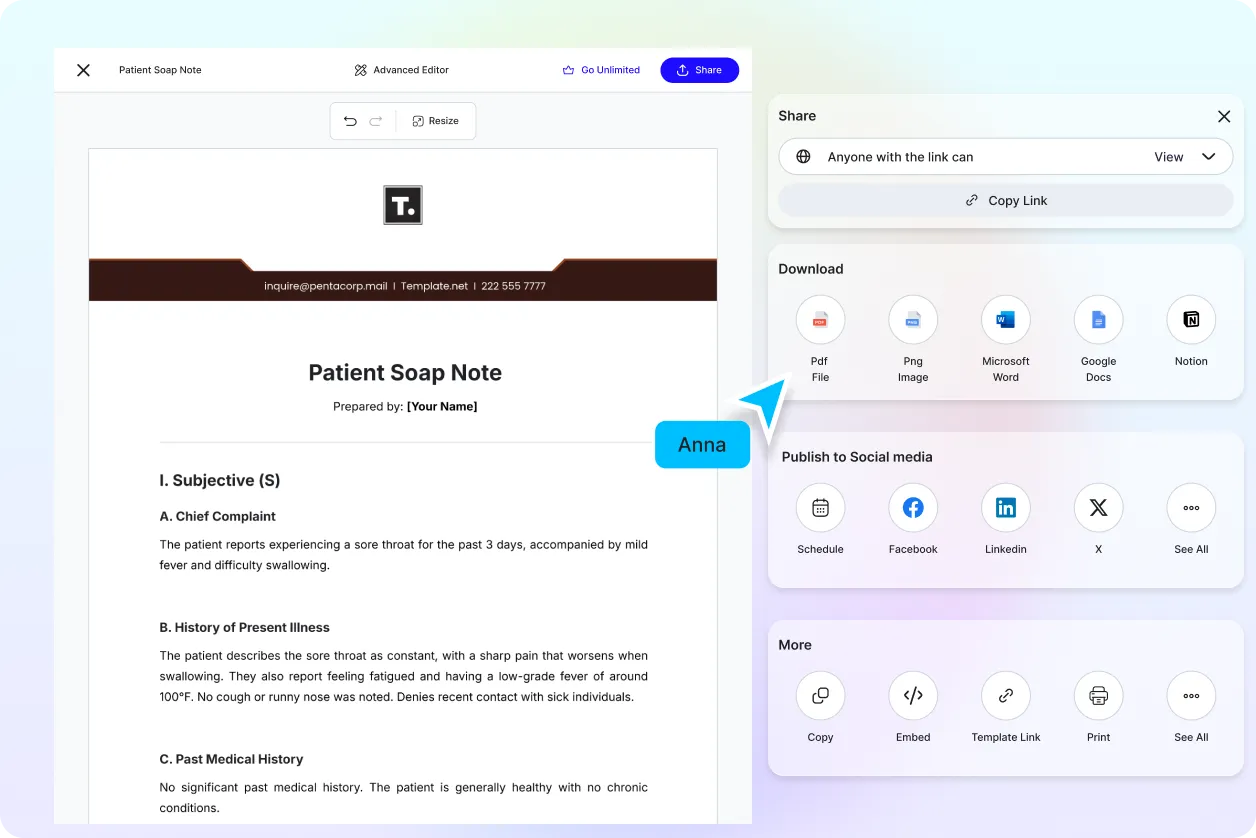 Free AI SOAP Note Generator, Free SOAP Note Maker Online