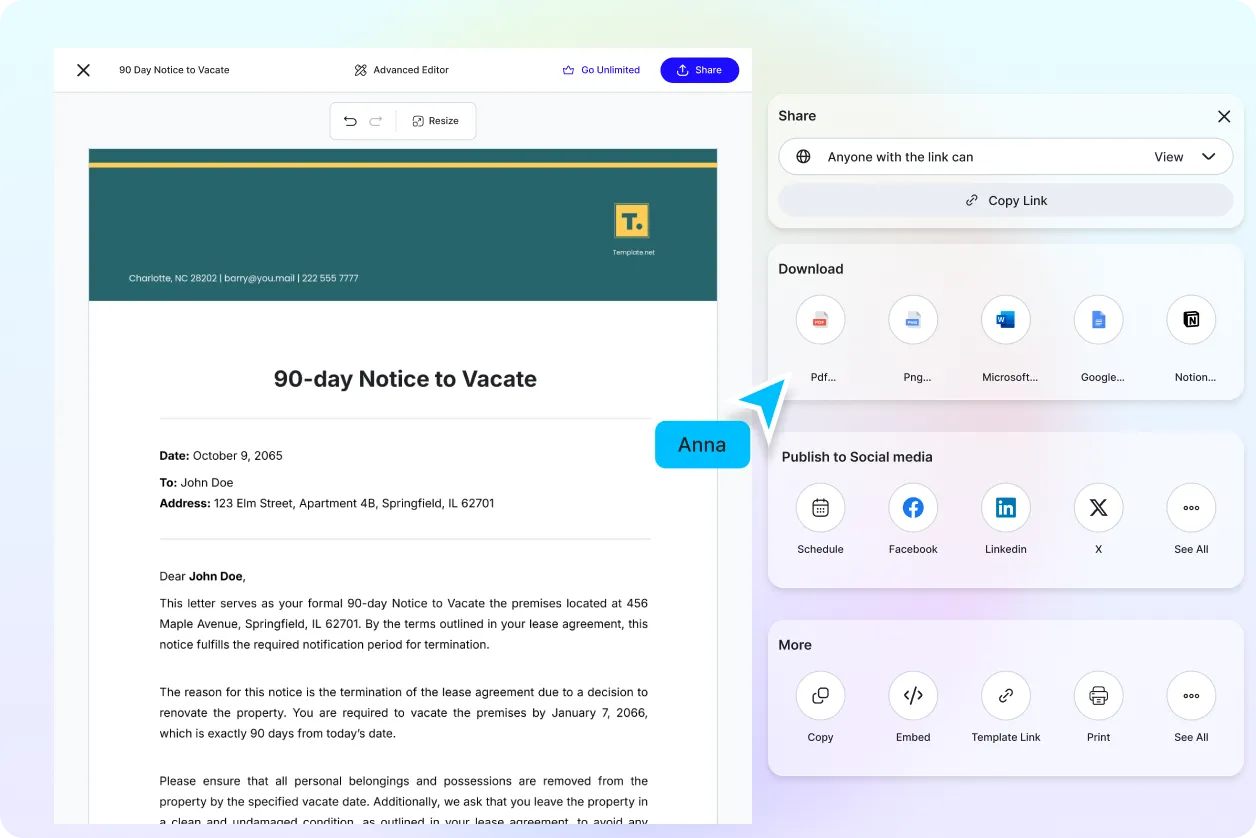 Free AI Notice to Vacate Generator, Free Notice to Vacate Maker Online
