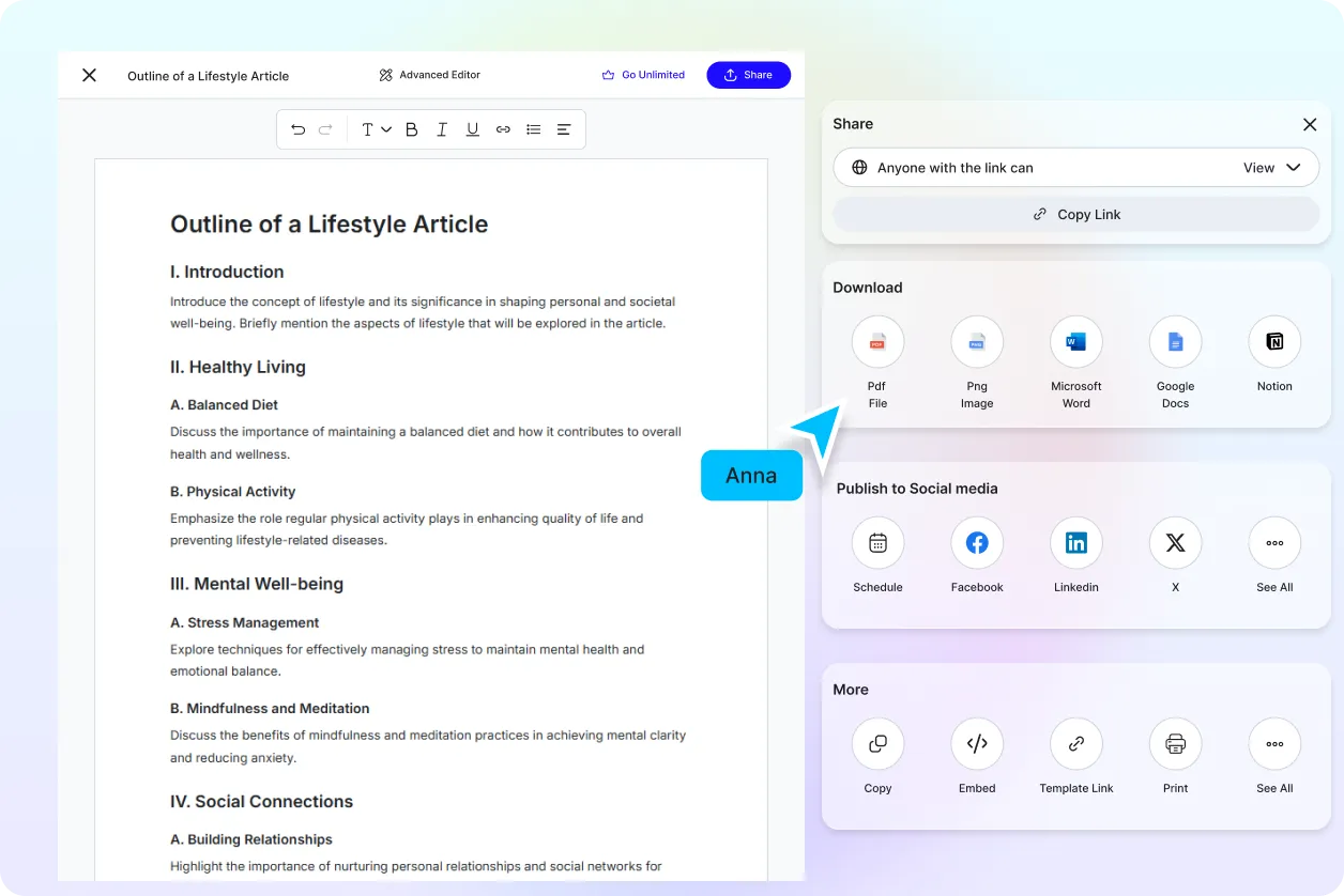 Free AI Outline Generator, Online Outline Maker Tool