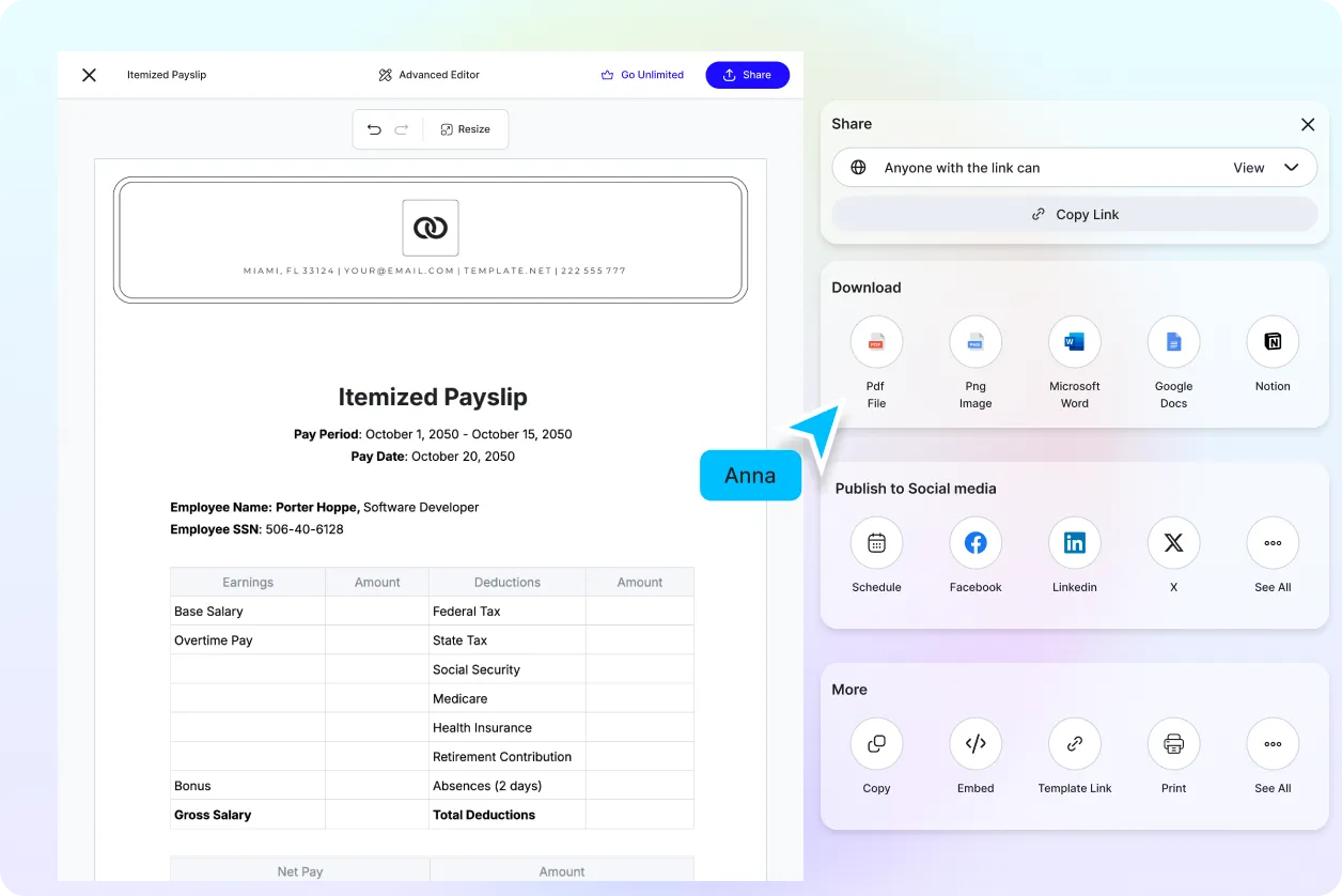 Free AI Payslip Generator, Free Payslip Maker Online