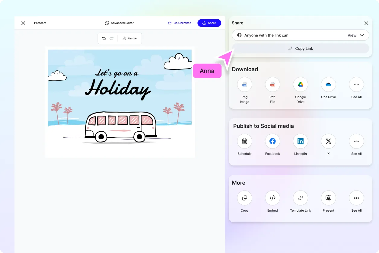 Free AI Postcard Generator, Free Postcard Maker Online