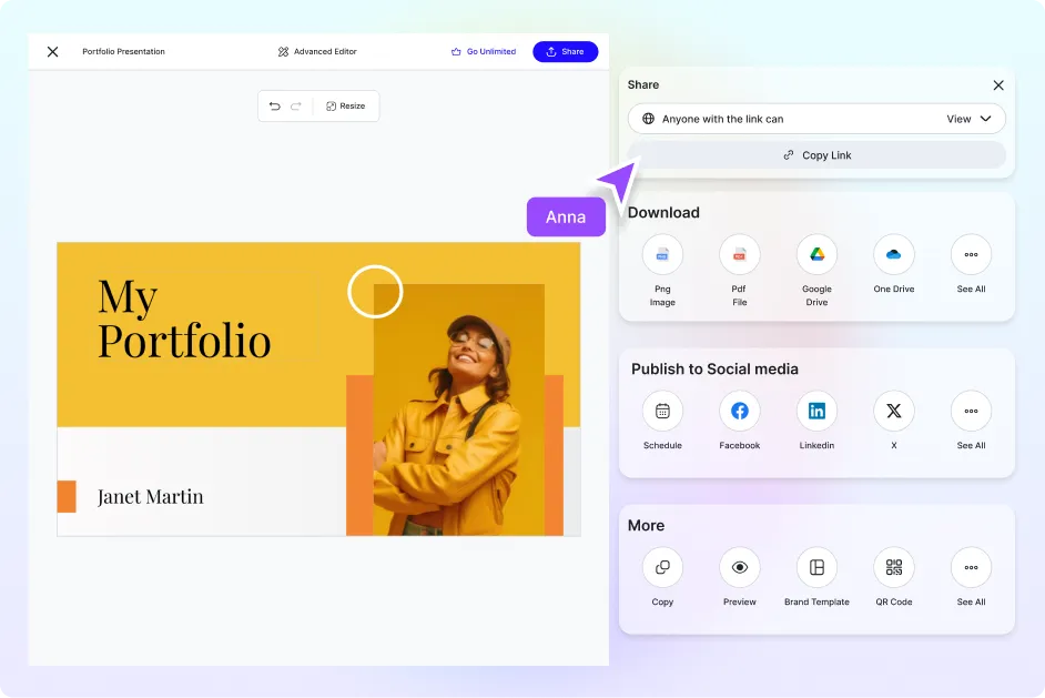 Free AI Portfolio Presentation Generator, Free Portfolio Presentation Maker Online
