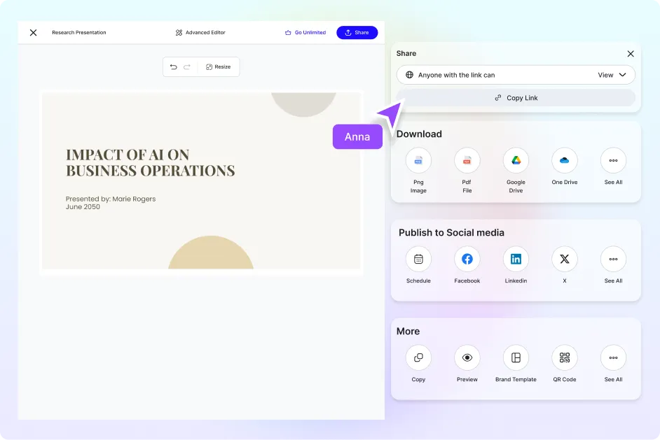 Free AI Research Presentation Generator, Free Research Presentation Maker Online