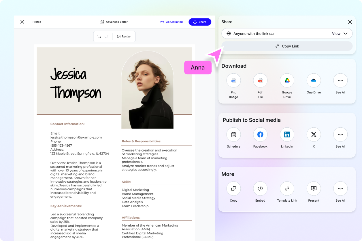Free AI Profile Generator, Free Profile Maker Online