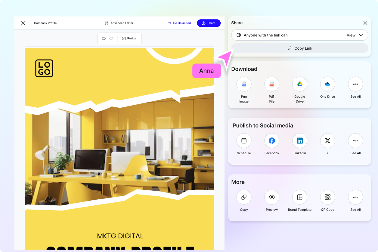 Free AI Company Profile Generator, Free Company Profile Maker Online