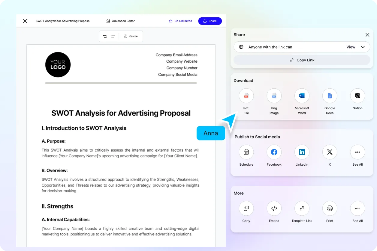 Free AI Advertising Proposal Generator, Free Advertising Proposal Maker Online