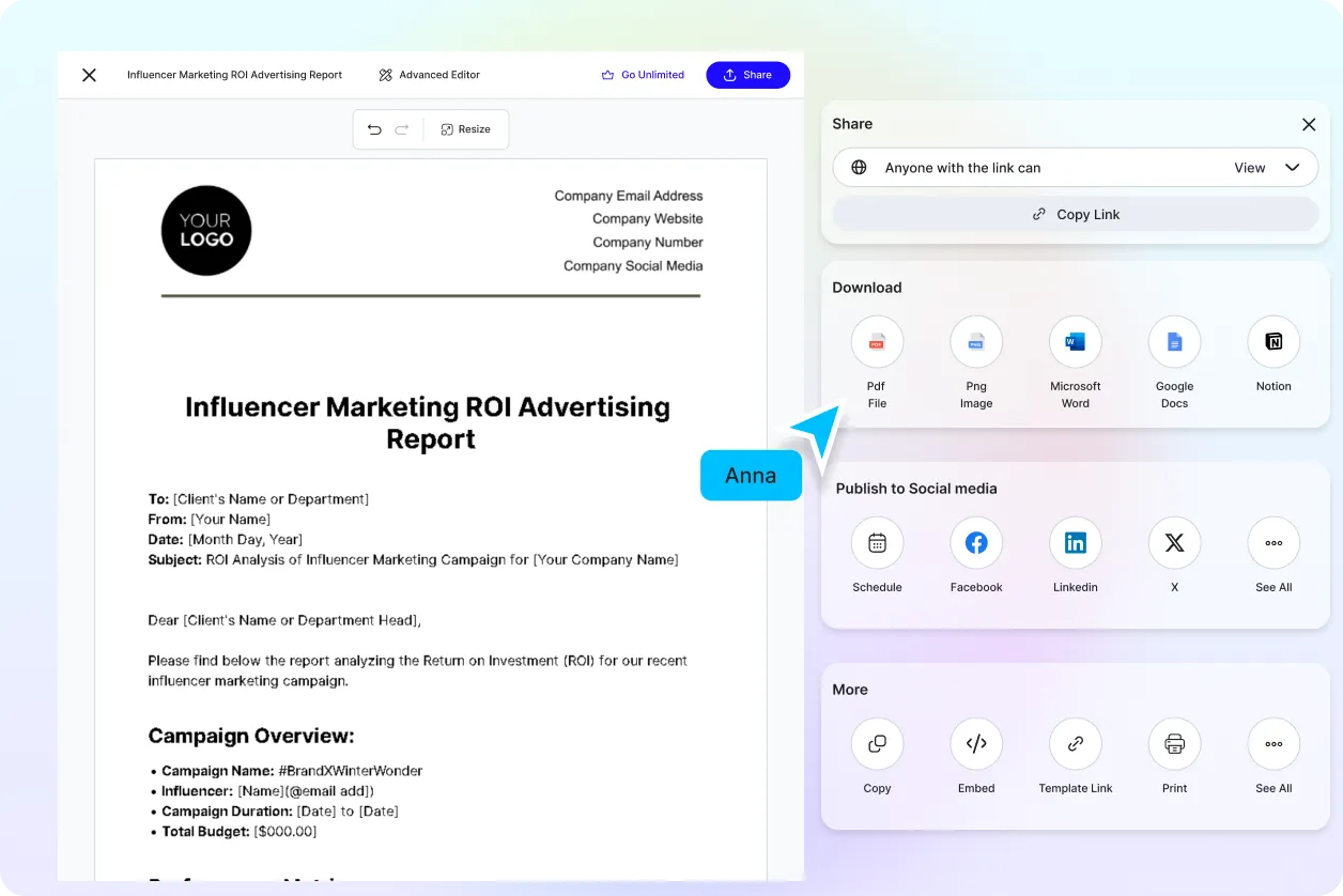  Free AI Advertising Report Generator, Free Advertising Report Maker Online