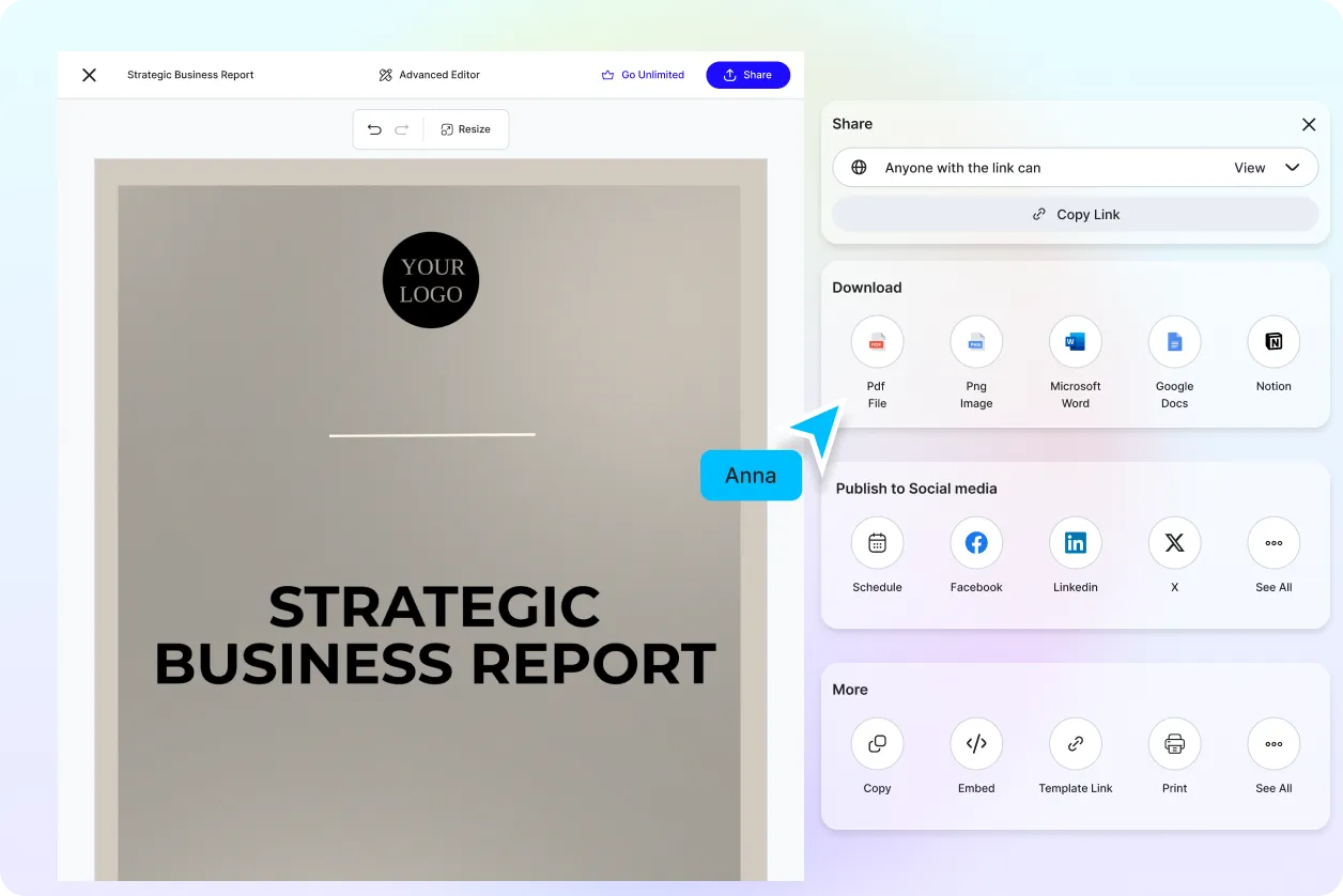 Free AI Business Report Generator, Free Report Maker Online