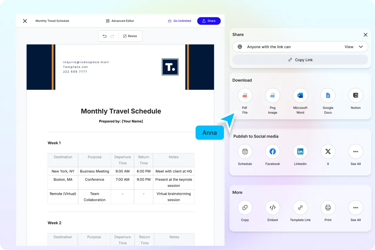 Free AI Schedule Generator, Free Schedule Maker Online