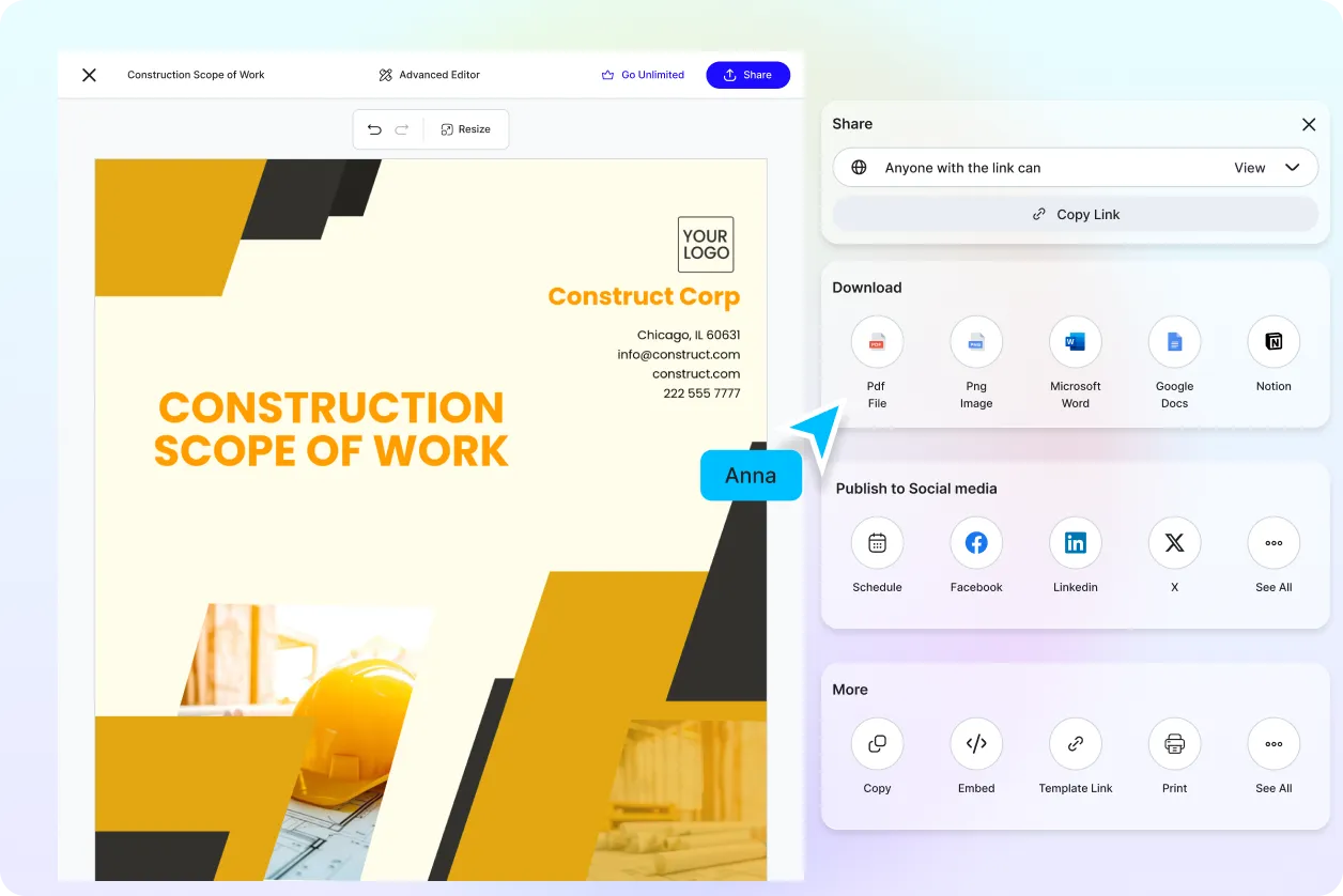 Free AI Scope of Work Generator, Free SOW Maker Online