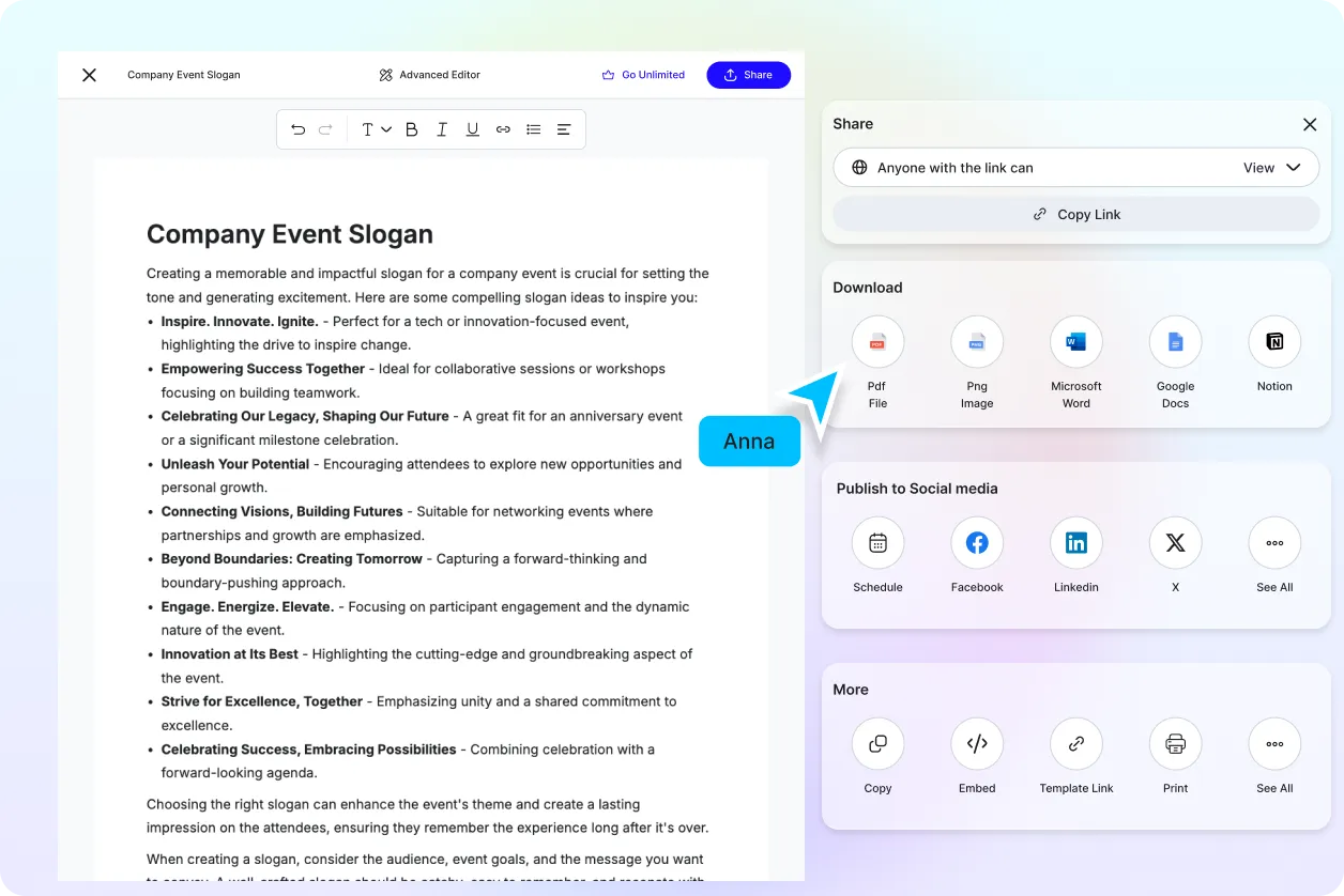 Free AI Company Slogan Generator, Free Company Slogan Maker [ No Signup ]