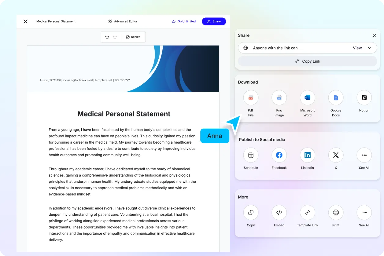 Free AI Personal Statement Generator, Free Personal Statement Maker Online