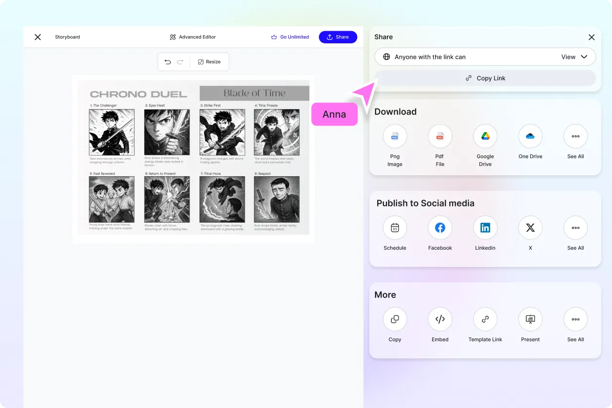 Free AI Storyboard Generator, Free AI Storyboard Maker Online