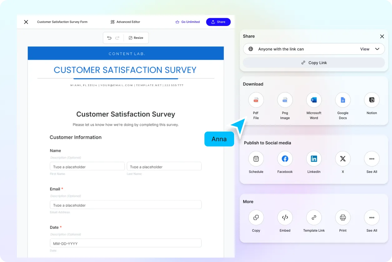 Free AI Survey Form Generator, Free Survey Form Maker Online