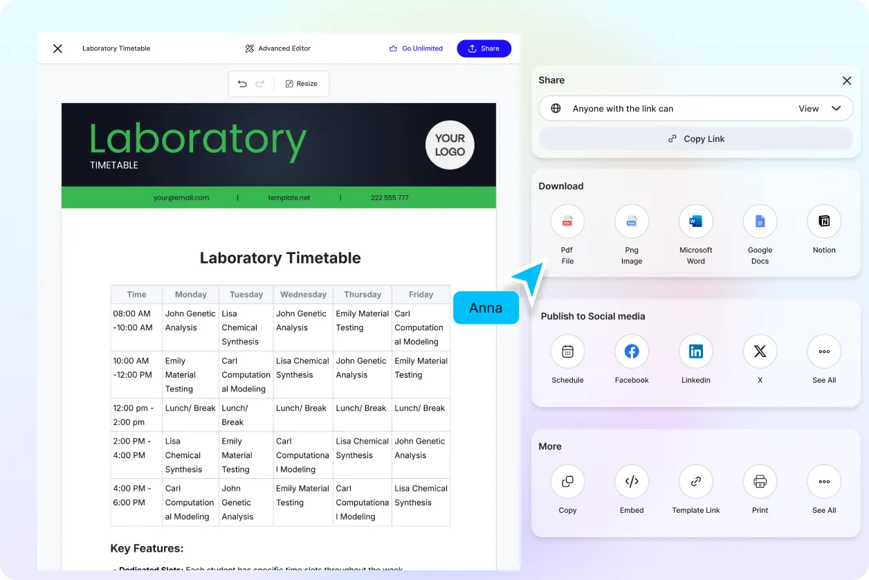 Free AI Timetable Generator, Free AI Timetable Maker Online