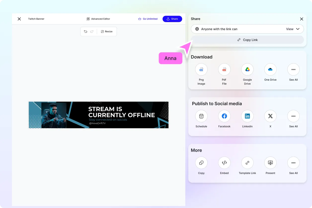 Free AI Twitch Banner Generator, Free Twitch Banner Maker Online