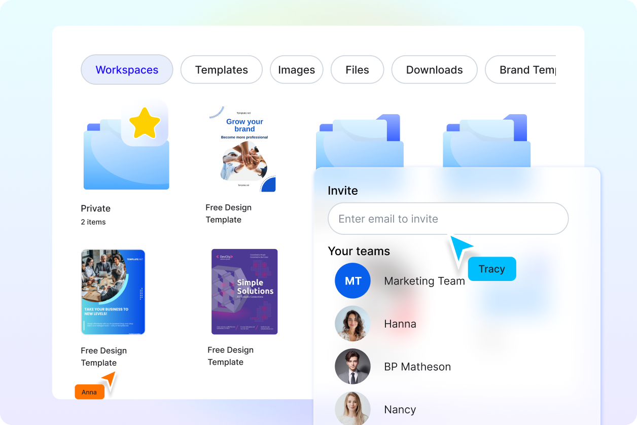Free AI Generator Tools, Free Editable Template Maker