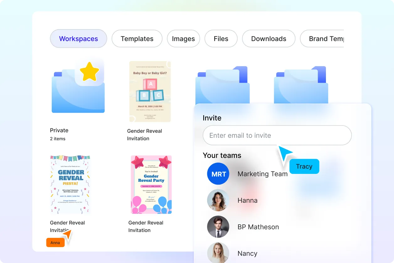 Free AI Gender Reveal Invitation Generator, Free Online Invitation Maker