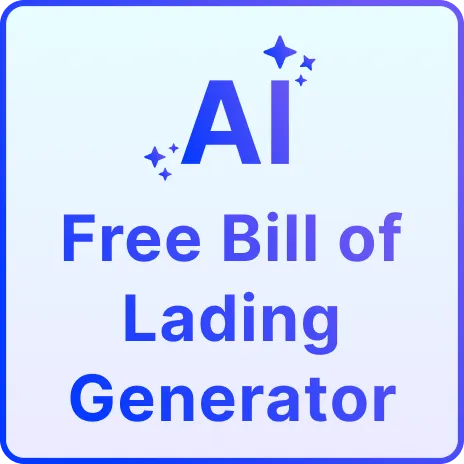 Free AI Bill of Lading Generator, Free AI BOL Document Maker Online Free AI Bill of Lading Generator, Free AI BOL Document Maker Online