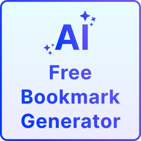 Free AI Bookmark Generator, Free Bookmark Maker Online