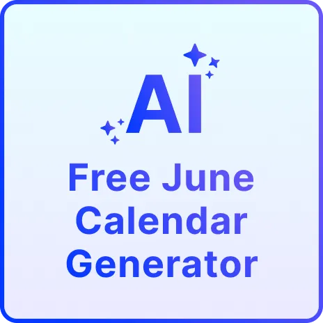 Free AI June Calendar Generator, Free AI June Calendar Maker Online Free AI June Calendar Generator, Free AI June Calendar Maker Online