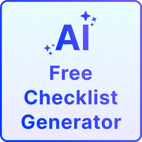 Free AI Checklist Generator, Free Checklist Maker Online Free AI Checklist Generator, Free Checklist Maker Online