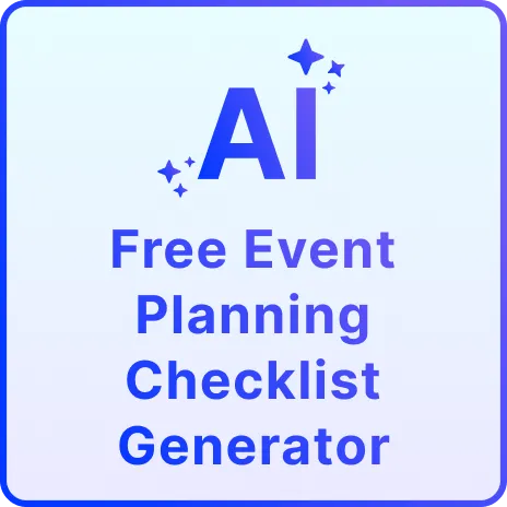 Free AI Event Planning Checklist Generator, Free Event Task Maker Online Free AI Event Planning Checklist Generator, Free Event Task Maker Online